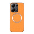 For Xiaomi Redmi Note 13 Pro 4G CD Magsafe Magnetic Cloth Texture Phone Case(Orange)