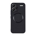 For Xiaomi Redmi Note 13 Pro+ CD Magsafe Magnetic Cloth Texture Phone Case(Black)
