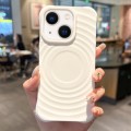 For iPhone 14 Ring Texture TPU Phone Case(White)