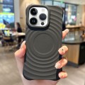 For iPhone 14 Pro Ring Texture TPU Phone Case(Black)
