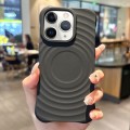 For iPhone 11 Pro Max Ring Texture TPU Phone Case(Black)
