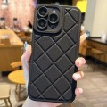 For iPhone 12 Pro Lambskin Texture Matte TPU Phone Case(Black)