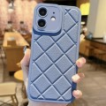 For iPhone 11 Lambskin Texture Matte TPU Phone Case(Blue)