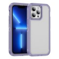 For iPhone 13 Pro Max Guard Life Waterproof Frosted Phone Case(Light Purple)