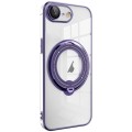 For iPhone SE 2022 / 2020 / 8 / 7 Electroplating MagSafe 360 Degree Rotation Holder Shockproof Phone