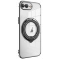 For iPhone 8 Plus / 7 Plus Electroplating MagSafe 360 Degree Rotation Holder Shockproof Phone Case(B