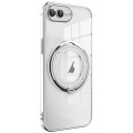 For iPhone 8 Plus / 7 Plus Electroplating MagSafe 360 Degree Rotation Holder Shockproof Phone Case(S