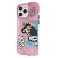 For iPhone 15 Pro Max TGVIS Joyful Series Performance Pattern Phone Case(Pink)