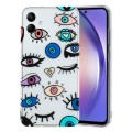 For Samsung Galaxy A05 Colorful Painting Pattern TPU Phone Case(Eye Monster)