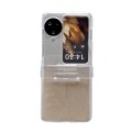 For OPPO Find N3 Flip Skin Feel PC Flash Paper Shockproof Phone Case(Gold Silver Gradient)