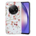 For Xiaomi Redmi A3 Colorful Painting Pattern TPU Phone Case(Red Flowers)