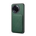 For Realme 11 5G Global / 11x / Narzo 60x D04 Calf Texture Dual Card Slot Holder Phone Case(Green)