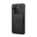 For OnePlus Ace 2 Pro D04 Calf Texture Dual Card Slot Holder Phone Case(Black)