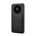 For Huawei Mate 40 D04 Calf Texture Dual Card Slot Holder Phone Case(Black)