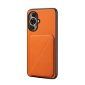 For Huawei nova 11 Pro / nova 11 Ultra D04 Calf Texture Dual Card Slot Holder Phone Case(Orange)