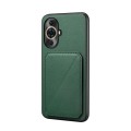 For Huawei nova 11 Pro / nova 11 Ultra D04 Calf Texture Dual Card Slot Holder Phone Case(Green)