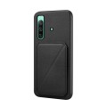 For Sony Xperia 10 IV D04 Calf Texture Dual Card Slot Holder Phone Case(Black)