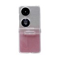 For Huawei Pocket 2 Skin Feel PC Flash Paper Shockproof Phone Case(Pink Silver Gradient)