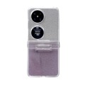 For Huawei Pocket 2 Skin Feel PC Flash Paper Shockproof Phone Case(Purple Silver Gradient)