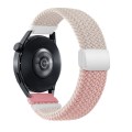 18mm Two-color Magnetic Braided Nylon Watch Band(Starlight Pink)