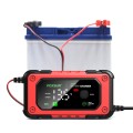 FOXSUR 7A 12V Car / Motorcycle Smart Battery Charger, Plug Type:EU Plug(Red)