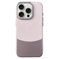 For iPhone 15 Pro Max Napa Texture PC + Leather Phone Case(Pink)
