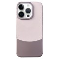 For iPhone 14 Pro Napa Texture PC + Leather Phone Case(Pink)