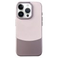 For iPhone 14 Pro Max Napa Texture PC + Leather Phone Case(Pink)