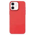 For iPhone 12 / 12 Pro Napa Texture PC + Leather Phone Case(Red)