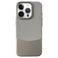 For iPhone 12 Pro Max Napa Texture PC + Leather Phone Case(Grey)