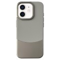 For iPhone 11 Napa Texture PC + Leather Phone Case(Grey)