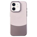 For iPhone 11 Napa Texture PC + Leather Phone Case(Pink)