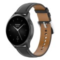 For Xiaomi Watch 2 22mm Genuine Leather Watch Band(Black)