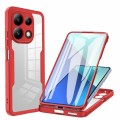 For Xiaomi Redmi Note 13 4G Acrylic + TPU 360 Degrees Full Coverage Phone Case(Red)