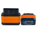 KONNWEI KW905 Bluetooth 5.0 Car OBD2 Scanner Support Android & iOS(Black Orange)