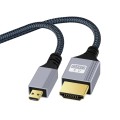 HDTV to Micro HDTV 4K 120Hz Computer Digital Camera HD Video Adapter Cable, Length:2m
