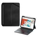 For iPad Pro 12.9 ZGA K01 Wireless Bluetooth Magnetic Keyboard Tablet Leather Case(Black)