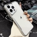 For iPhone 15 Pro Blade Electroplating Frosted TPU Phone Case(Silver)