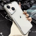 For iPhone 15 Plus Blade Electroplating Frosted TPU Phone Case(Silver)