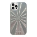 For iPhone 14 Pro Fireworks Pattern Double-layer Acrylic+TPU Shockproof Phone Case(Silver)