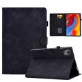 For Lenovo Tab M11 / Xiaoxin Pad 11 2024 Smile Embossed Smart Leather Tablet Case(Black)