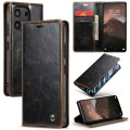 For Xiaomi Redmi Note 13 4G CaseMe 003 Crazy Horse Texture Flip Leather Phone Case(Coffee)