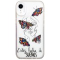 For iPhone XR Colorful Painting TPU + PC Phone Case(Butterflies)