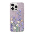 For iPhone 15 Pro Max Cooling Flash Feather TPU + PC Phone Case(Daisy)