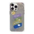 For iPhone 15 Pro Max Cooling Flash Feather TPU + PC Phone Case(Little Smile)