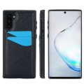 For Samsung Galaxy Note10 Litchi Leather Skin Card Slots Phone Case(Black)