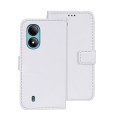 For ZTE Blade A33S idewei Crazy Horse Texture Leather Phone Case(White)