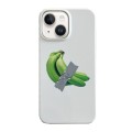 For iPhone 15 Plus Cartoon Film Craft Hard PC Phone Case(Banana)