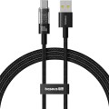 Baseus CD Series PD100W USB to USB-C / Type-C Fast Charging Data Cable, Length:2m(Black)