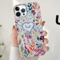 For iPhone 15 Pro Max Varnishing Water Stick PC Phone Case(Love)